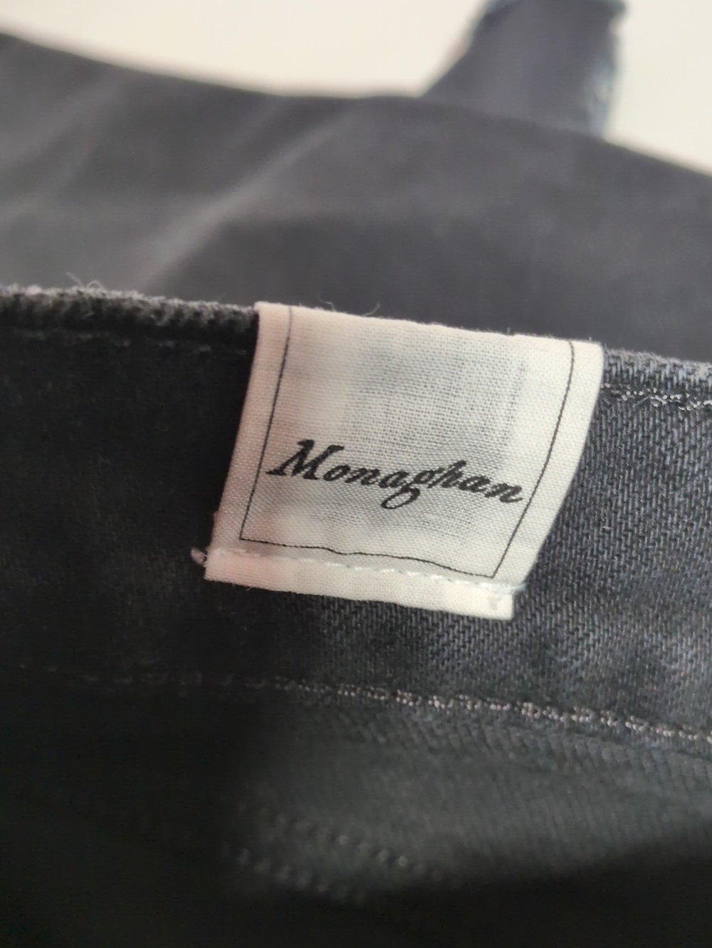 Frank & Eileen Monaghan Black Denim High Rise Straight Leg Jeans W25 - Picture 10 of 11